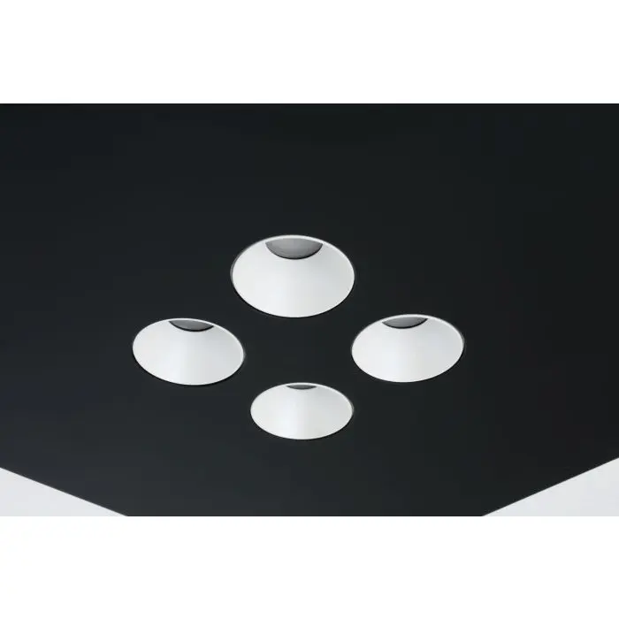 Icone-Minitallux LED-Deckenleuchte CONFORT12Q 65x65cm weiß/schwarz 2700K/3000K CONFORT-P12Q