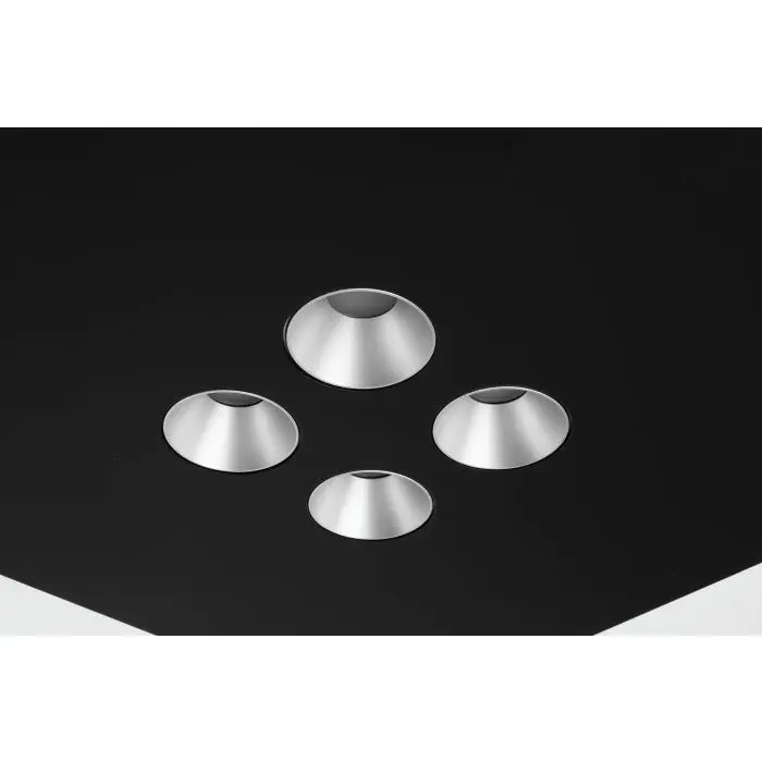 Icone-Minitallux LED-Deckenleuchte CONFORT12Q 65x65cm weiß/schwarz 2700K/3000K CONFORT-P12Q