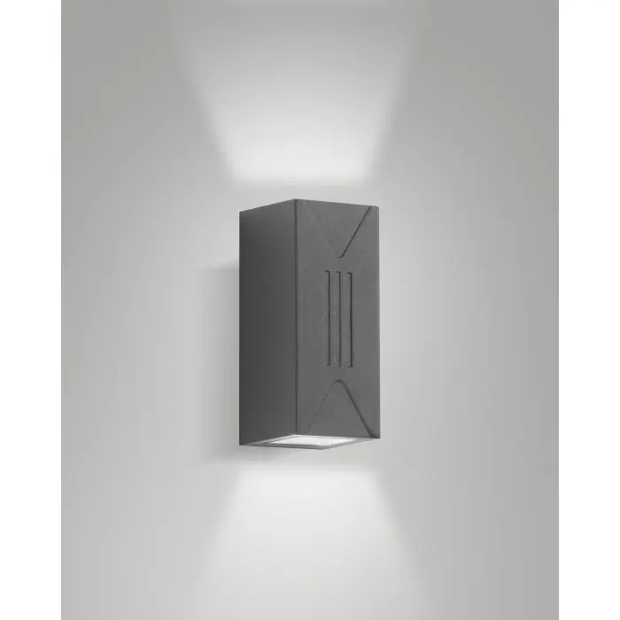 LED-Wandaußenleuchte LULY DARK GREY 