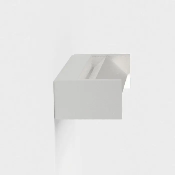 IP44.de LED-Wand-/Deckenaußenleuchte SLAT 8W weiß 91131-WH