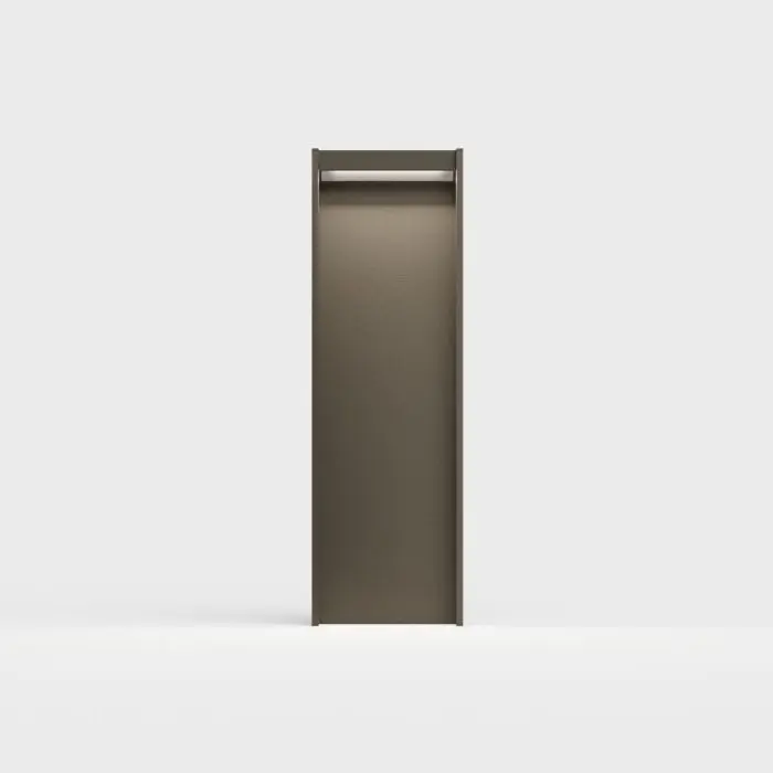 IP44.de LED-Pollerleuchte SLAT 70cm braun 91032-CB