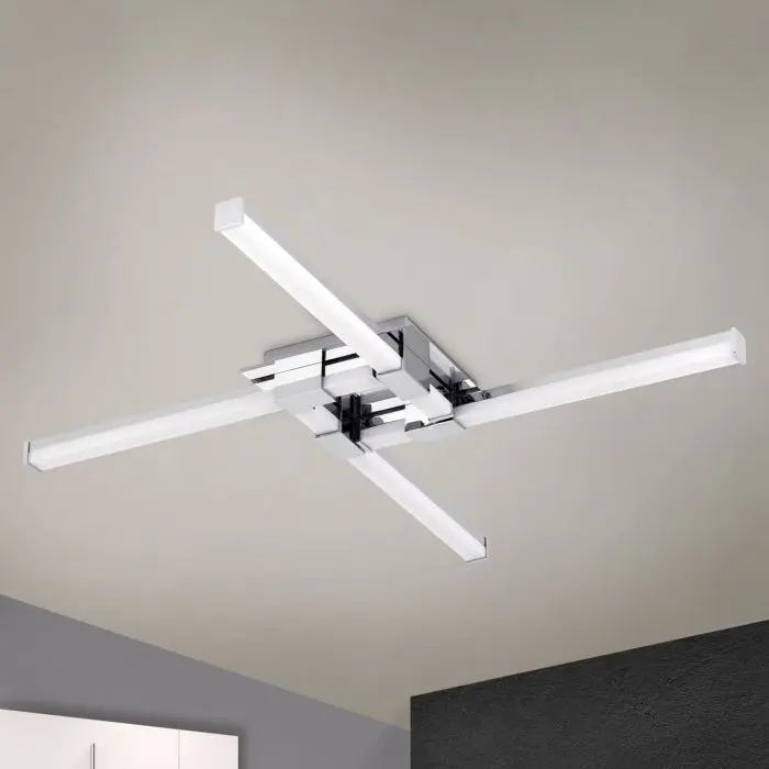 Hausmarke LED-Deckenleuchte LEDINA DL 7-636/4 chrom