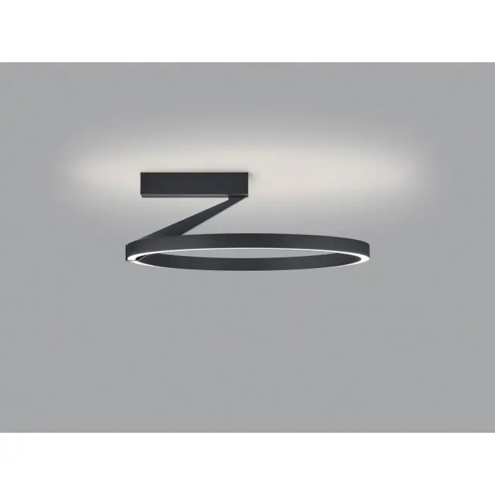 LED-Deckenleuchte ELARA Schwarz matt
