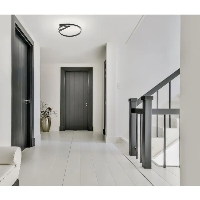 LED-Deckenleuchte ELARA Schwarz matt