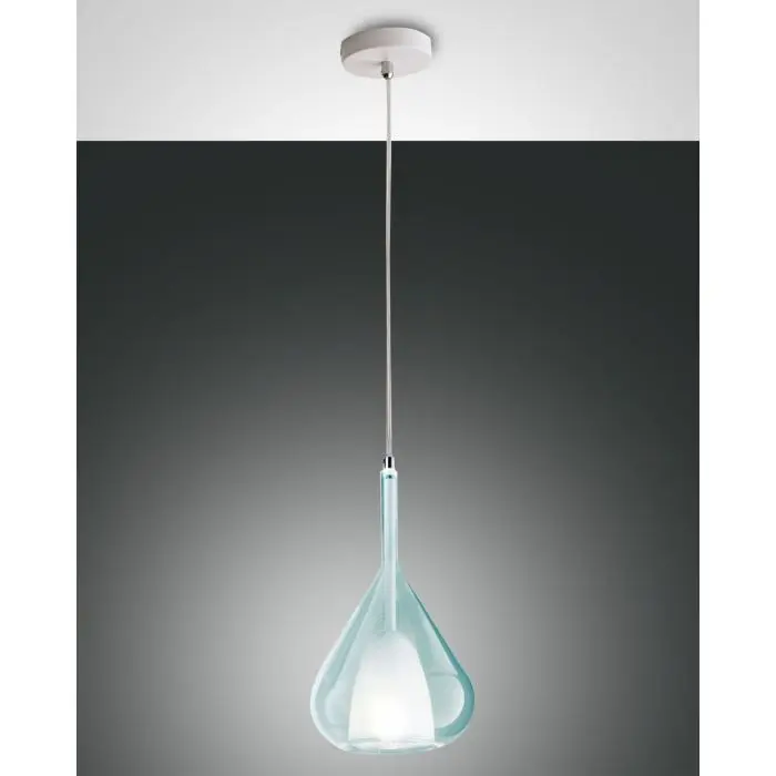Fabas Luce Pendelleuchte LILA Transparent Blau 3481-40-244 Fabas Luce Pendelleuchte LILA Transparent Blau 3481-40-244