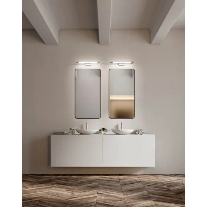 Fabas Luce LED-Wandleuchte RAPALLO 40cm Chrom 3552-21-138