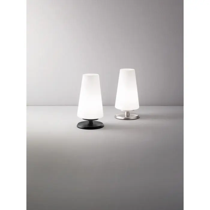 Fabas Luce Tischleuchte MILADY Nickel 3576-30-178