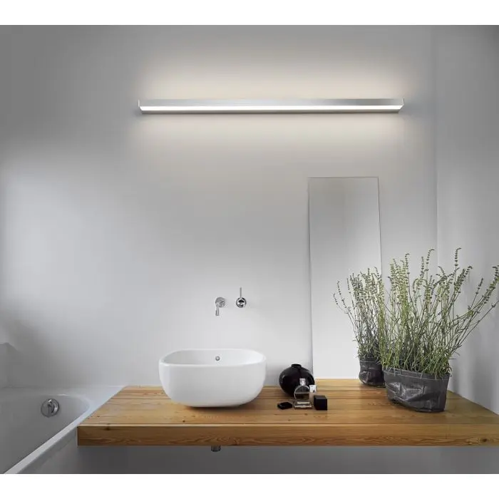 LED-Wandleuchte SLATE 90cm chrom