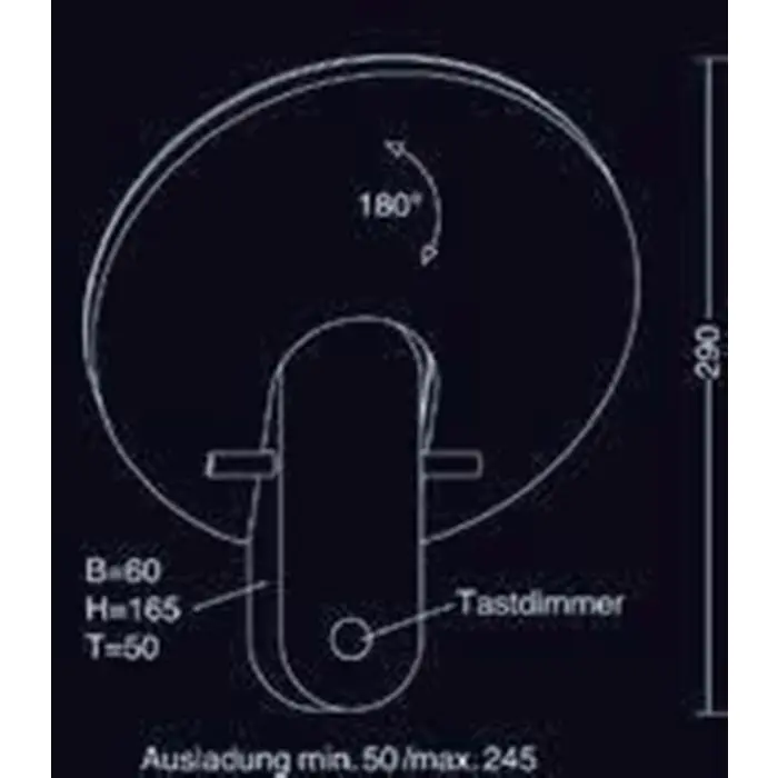 Holtkötter LED-Wandleuchte SUPERNOVA 2140