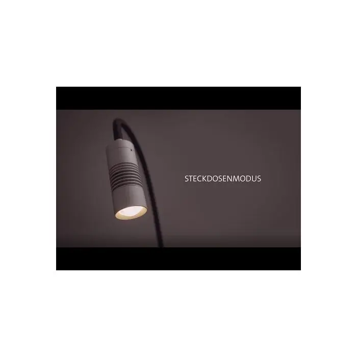 LED-Tischleuchte TRINITY chrom matt