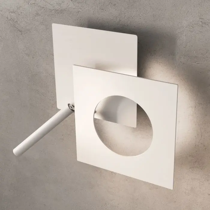 Icone Minitallux LED-Wandleuchte PETRA (mit Leselicht) 21cm