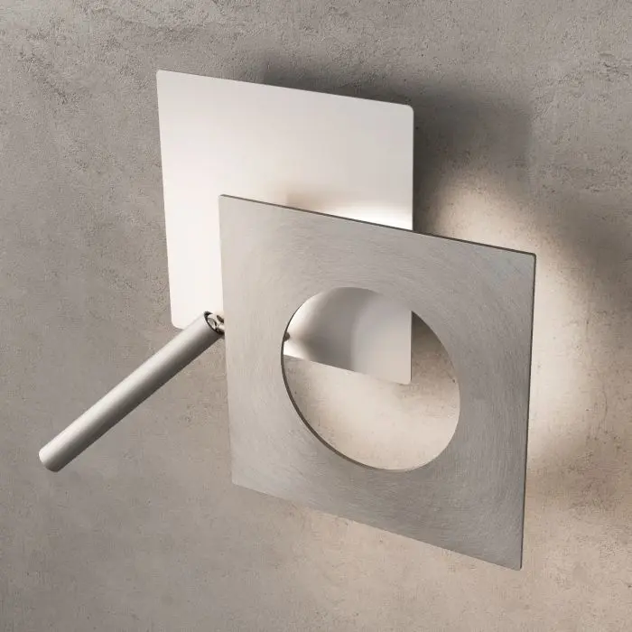 Icone Minitallux LED-Wandleuchte PETRA (mit Leselicht) 21cm