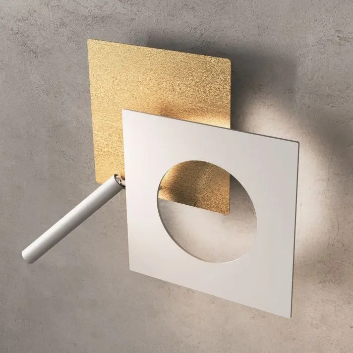 Icone Minitallux LED-Wandleuchte PETRA (mit Leselicht) 21cm