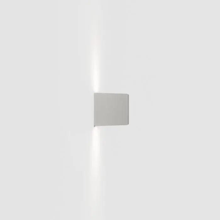 IP44.de Leuchten LED-Wandaußenleuchte GAP Q weiß 91100-27-Q-WH