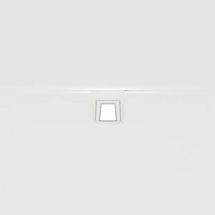 IP44.de Leuchten LED-Wandaußenleuchte GAP Q weiß 91100-27-Q-WH