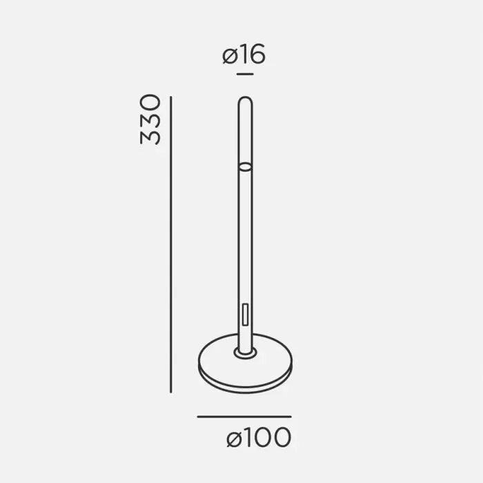 IP44.de Leuchten LED-Akku-Tischleuchte GLIM gold 93910-TG
