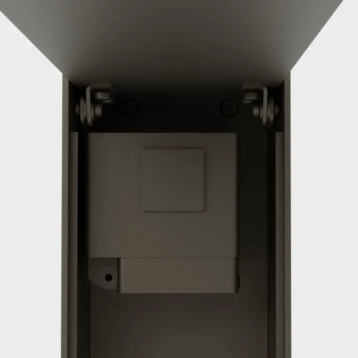 IP44.de 2-fach-Schuko-Steckdosensäule JACK dunkelbraun 55090-CB