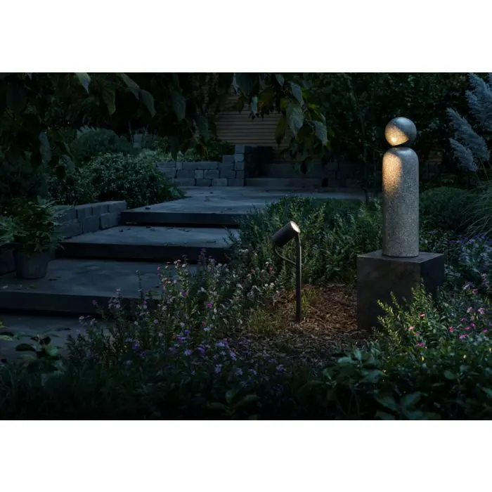 IP44.de Leuchten LED-Erdspießleuchte PIEK SPOT CONNECT 25cm/50cm/100cm anthrazit/dunkelbraun/schwarz 92076-CO