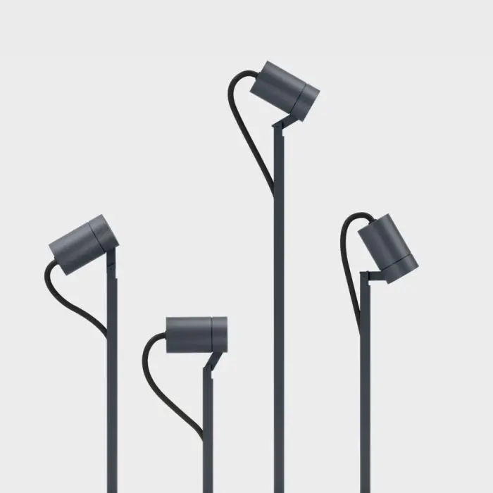 IP44.de Leuchten LED-Erdspießleuchte PIEK SPOT CONNECT 25cm/50cm/100cm anthrazit/dunkelbraun/schwarz 92076-CO