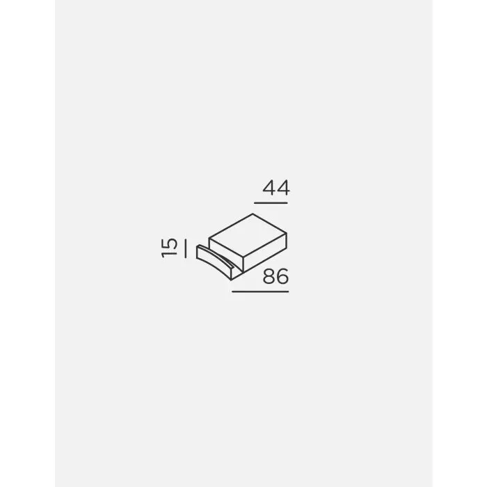 IP44 Wandhalterung HOOK Bronze für QU 93952-BB IP44 Wandhalterung HOOK Bronze für QU 93952-BB