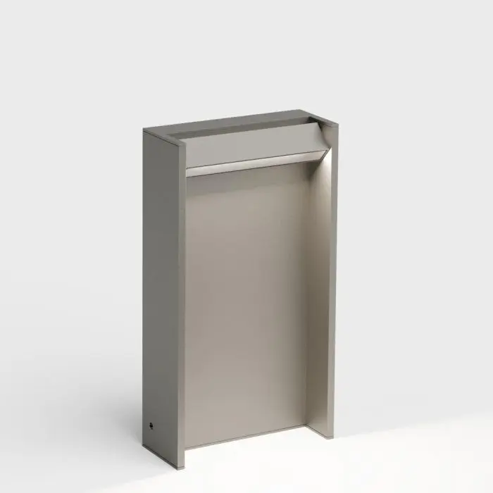 IP44.de LED-Pollerleuchte SLAT 40cm grau 91031-SG