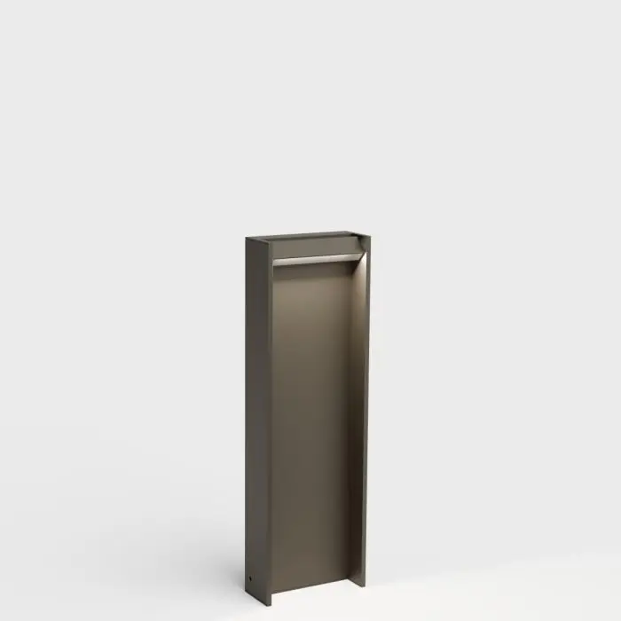 IP44.de LED-Pollerleuchte SLAT 70cm braun 91032-CB