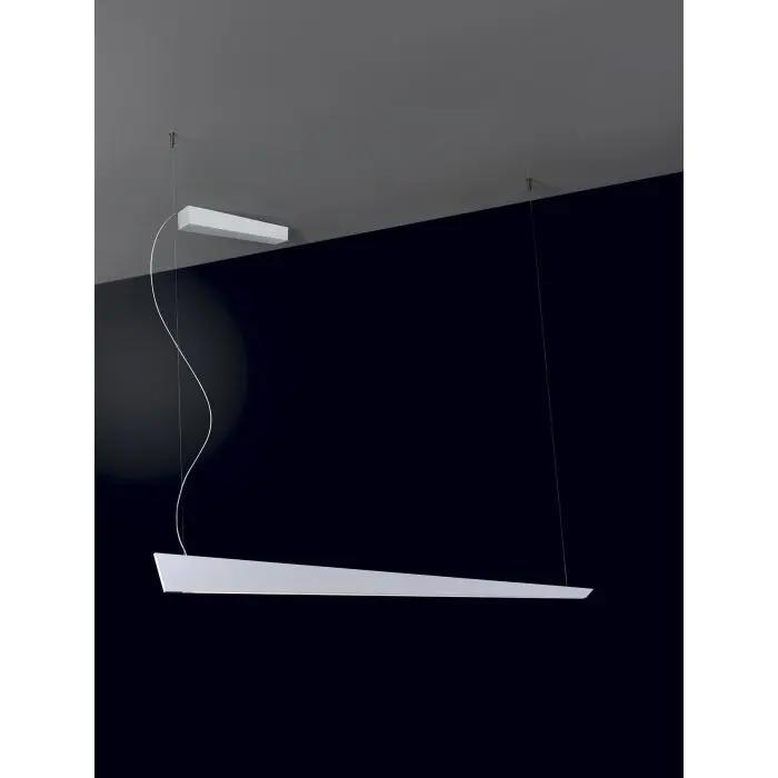 Cattaneo LED-Pendelleuchte Katana Weiß 130 cm 870/130 S2-White