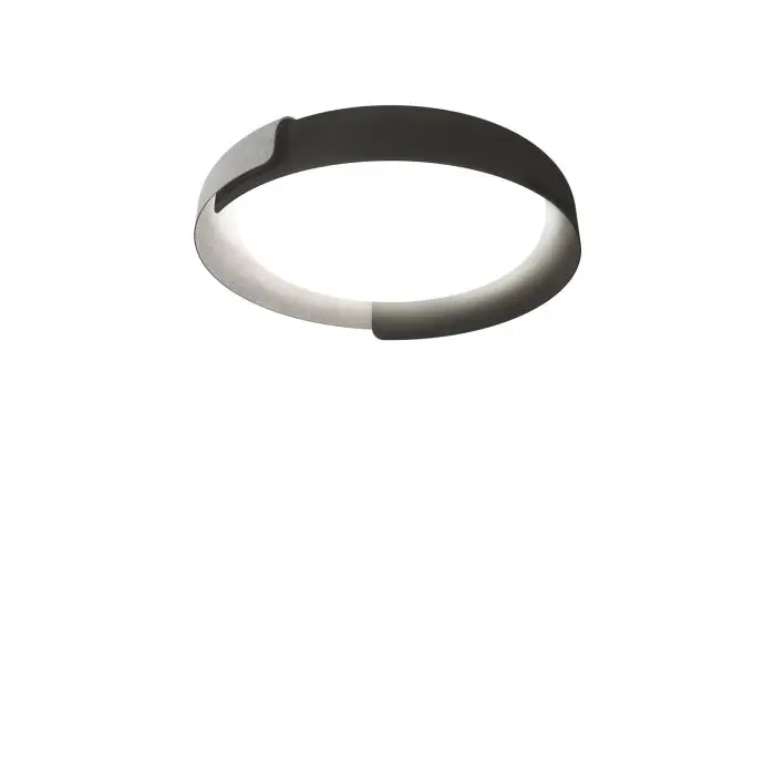 Kundalini LED-Deckenleuchte KDLN DALA Dunkelgrau/Beton