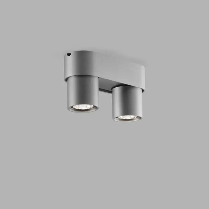 Light-Point 2er-LED-Deckenspot AURA titan 270993