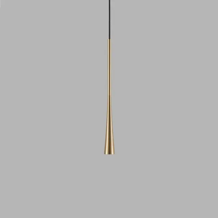 Light-Point LED-Einzelpendel DROP 60cm Messing 2700K 270484