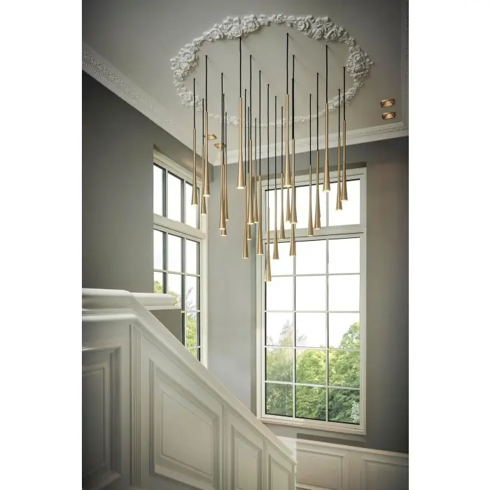 Light-Point LED-Einzelpendel DROP 60cm Messing 2700K 270484