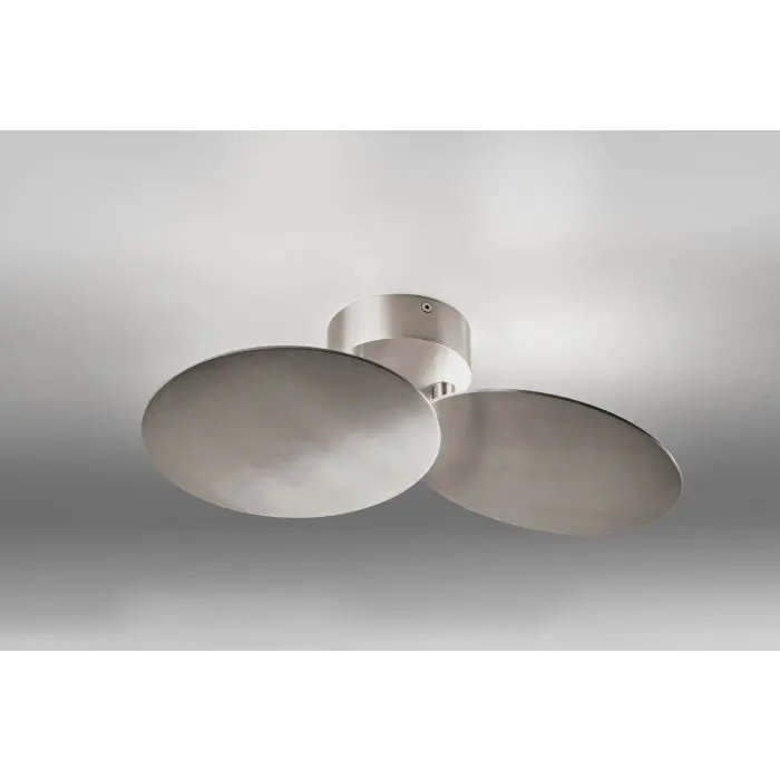 Lupia 2er-LED-Deckenleuchte PLATE Alu 3126-2-79