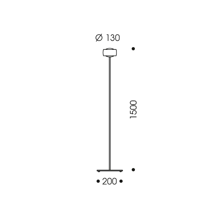 Oligo GRACE LED-Stehleuchte G44-931-10-05