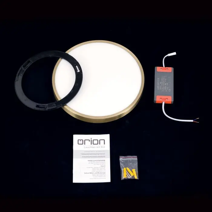 Orion LED-Wand-/Deckenleuchte BULLY 28cm Patina DL 7-657/28 Patina