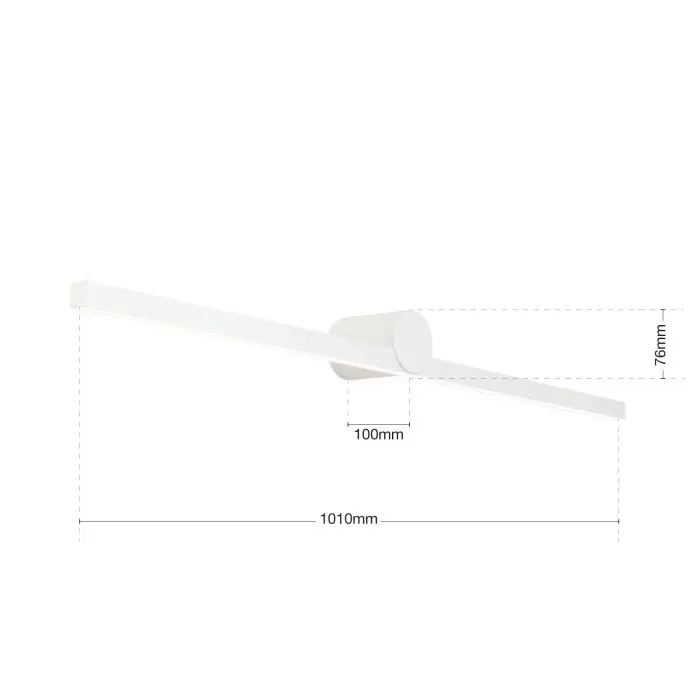 orion- LED-Spiegelleuchte BEAUTY 101cm weiß Soff 3-585 weiß