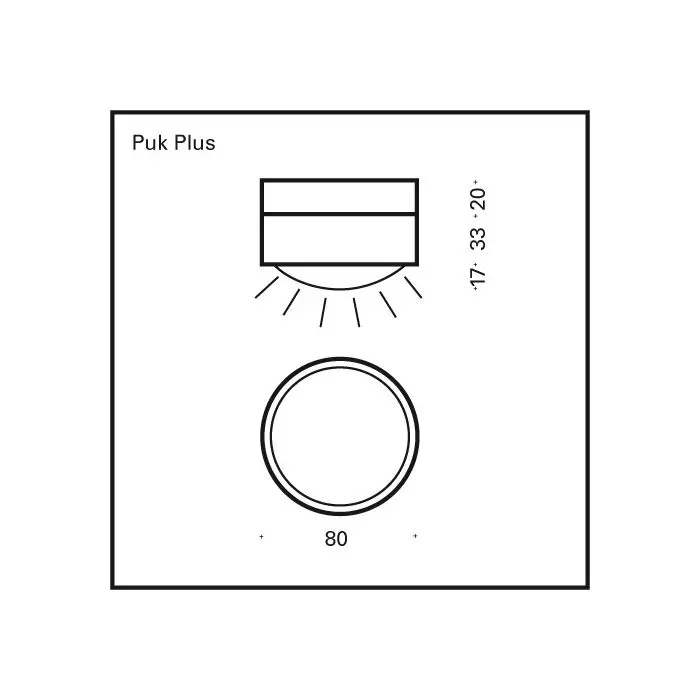 Top Light PUK PLUS LED-Deckenleuchte 2-18001-LED 2-18002-LED 2-18003-LED 2-18004-LED 2-18005-LED 2-18006-LED 2-18007-LED