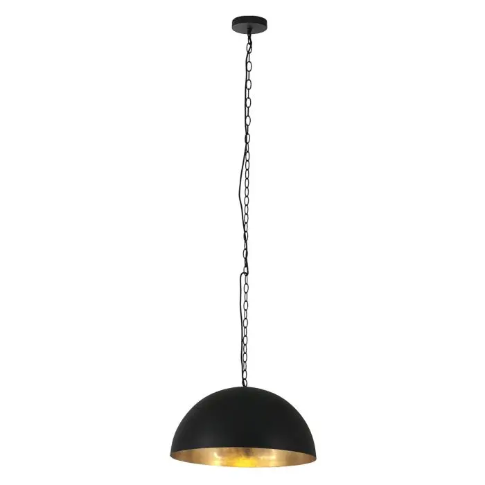 Steinhauer Lighting Pendelleuchte SEMICIRKEL Schwarz 2555ZW