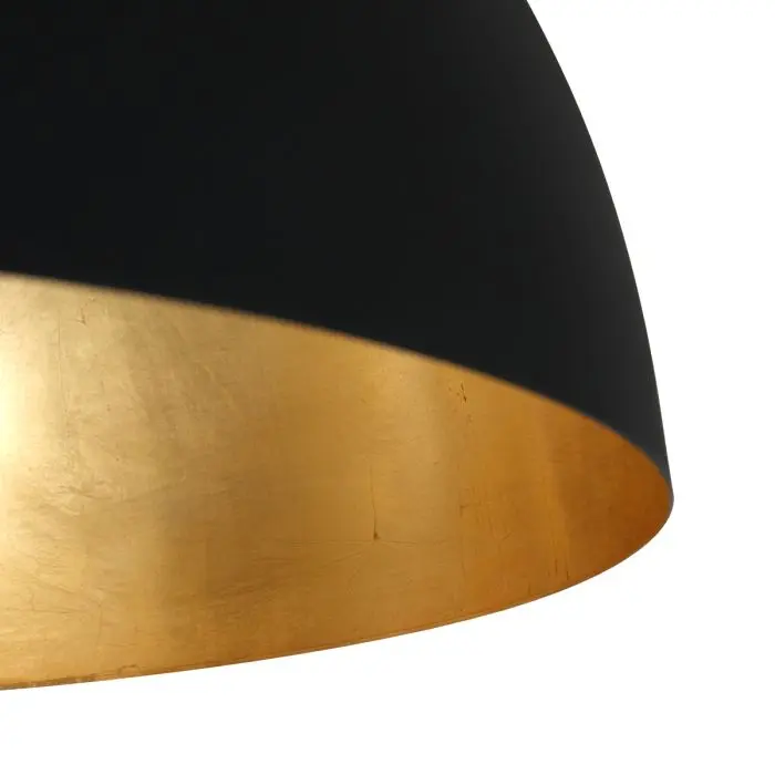 Steinhauer Lighting Pendelleuchte SEMICIRKEL Schwarz 2555ZW