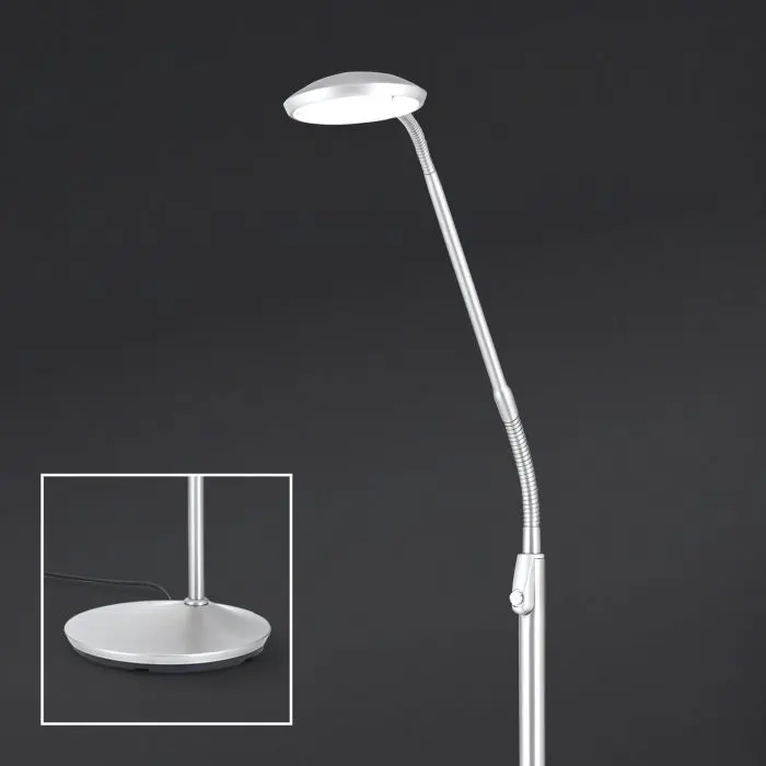 Hausmarke LED-Leseleuchte COBRA Stl 12-1175 satin