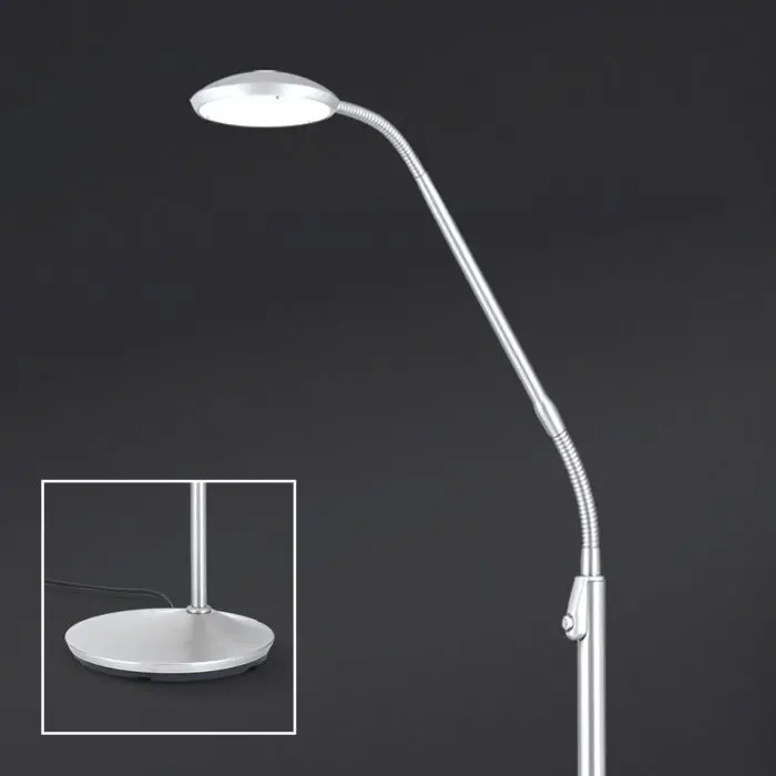 Hausmarke LED-Leseleuchte COBRA Stl 12-1175 satin