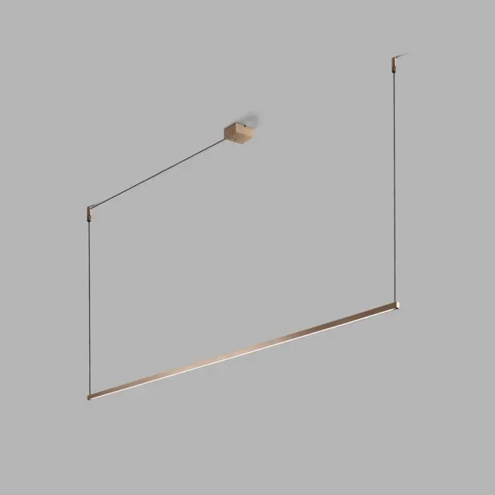 Light-Point LED-Pendelleuchte STRIPE 200cm rosegold 270374