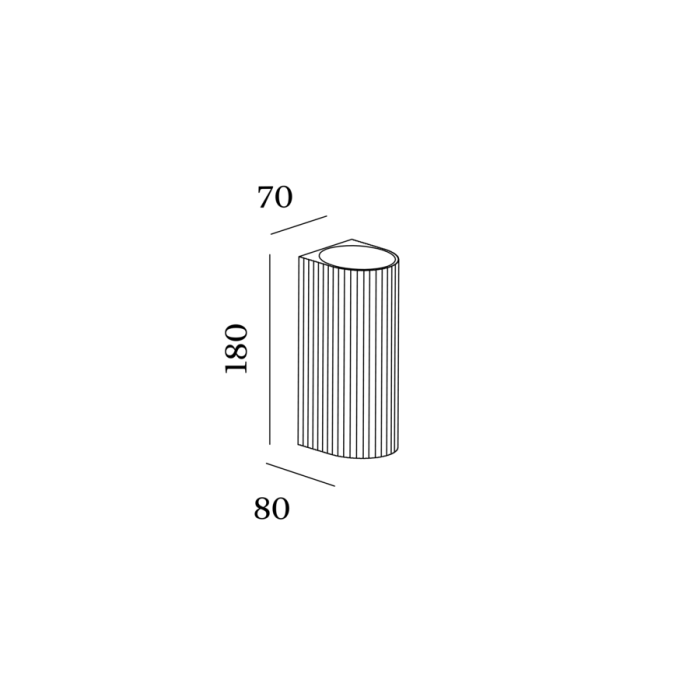 Wever & Ducré LED-Wandleuchte TRACE WALL SURF  3333164+333264