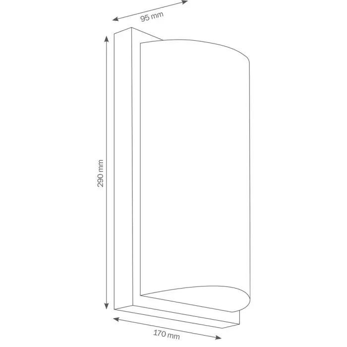 LCD Wandaußenleuchte 040