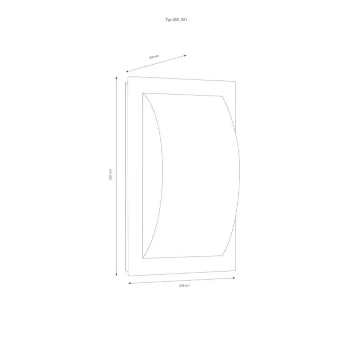 LCD Wandleuchte 051
